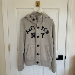 Abercrombie & Fitch light grey jacket size L